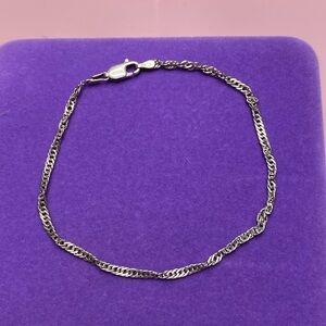 💛 Vintage 925 Silver Chain Bracelet